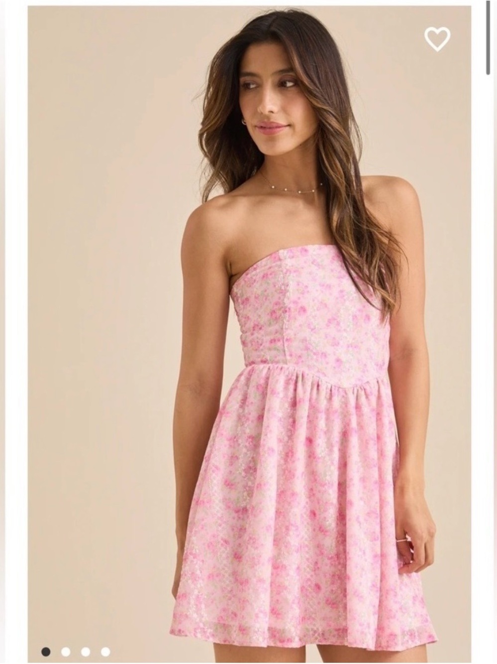 Altar'd State Pink Floral Mini